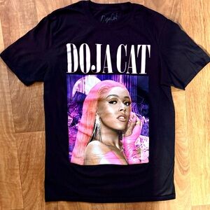Doja Cat Black Graphic T-Shirt Size Large